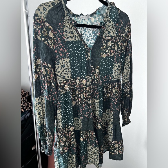 Pull & Bear Boho Flowy Top - Picture 1 of 3